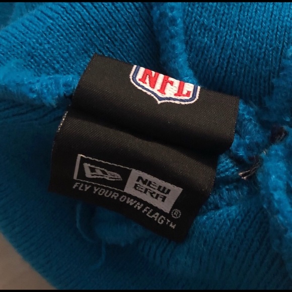 NFL Carolina Panthers Pom Pom Beanie Blue - Picture 3 of 3